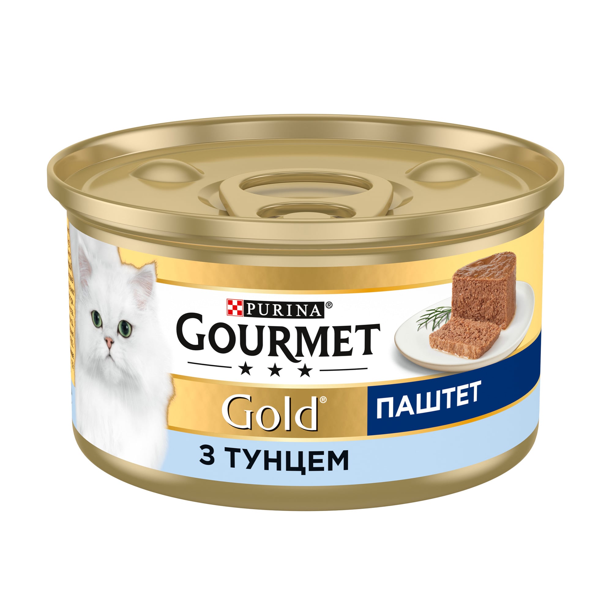 Вологий корм для дорослих кішок Gourmet Gold паштет з тунцем, 85 г