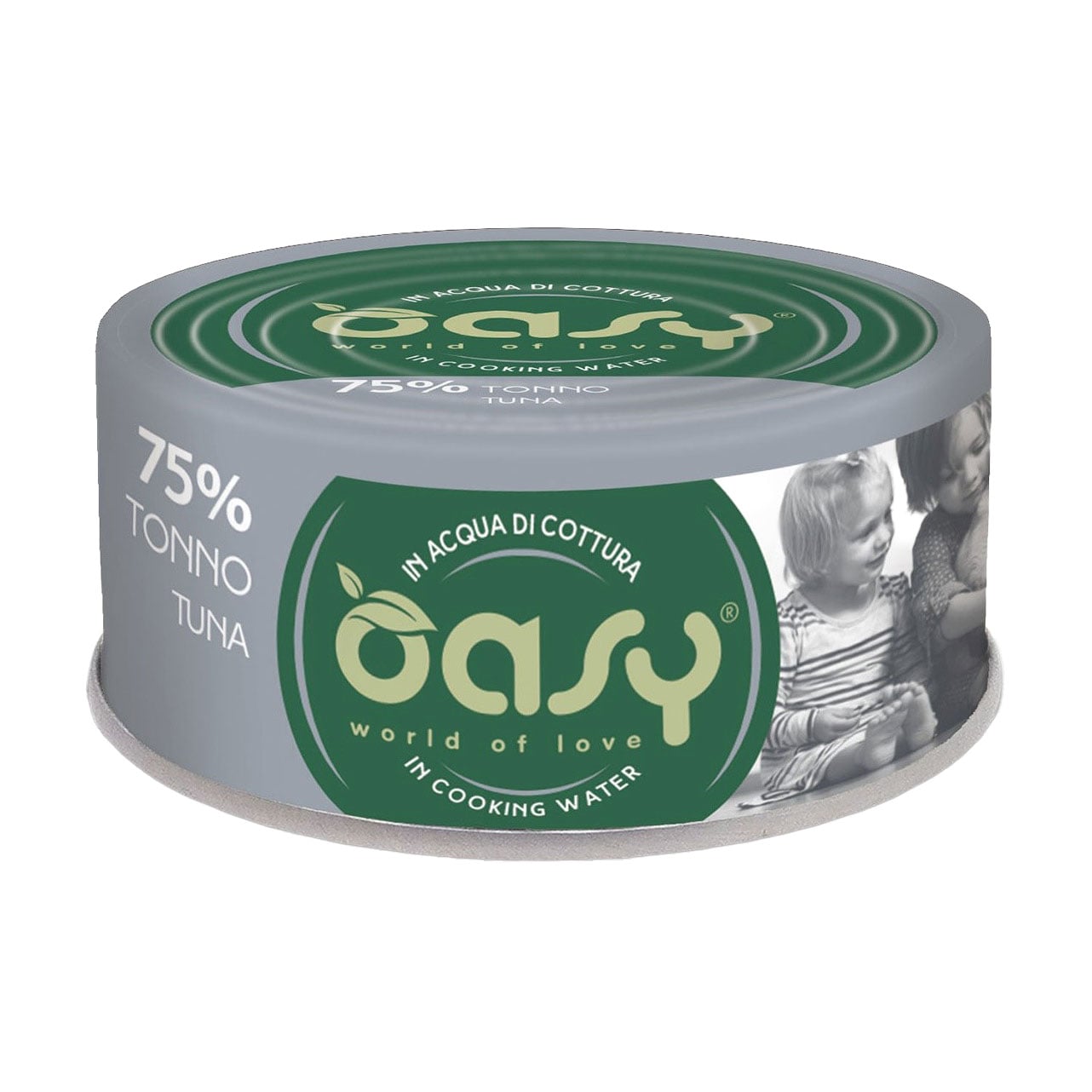 Вологий корм для дорослих котів Oasy Cat Wet More Love з тунцем, 70 г