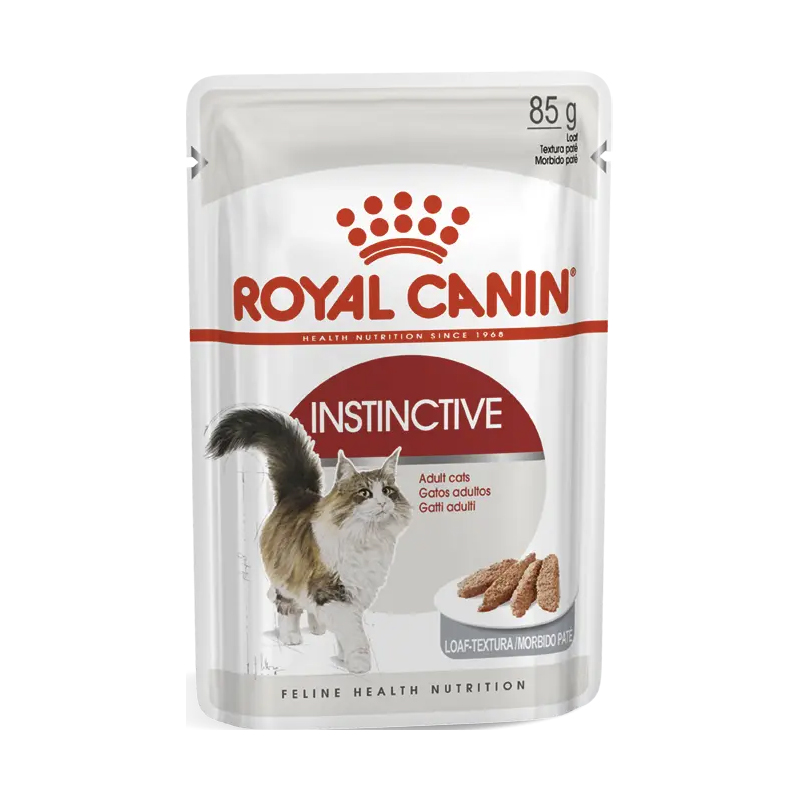 Вологий корм для дорослих котів Royal Canin Instinctive паштет, 85 г (41460010)