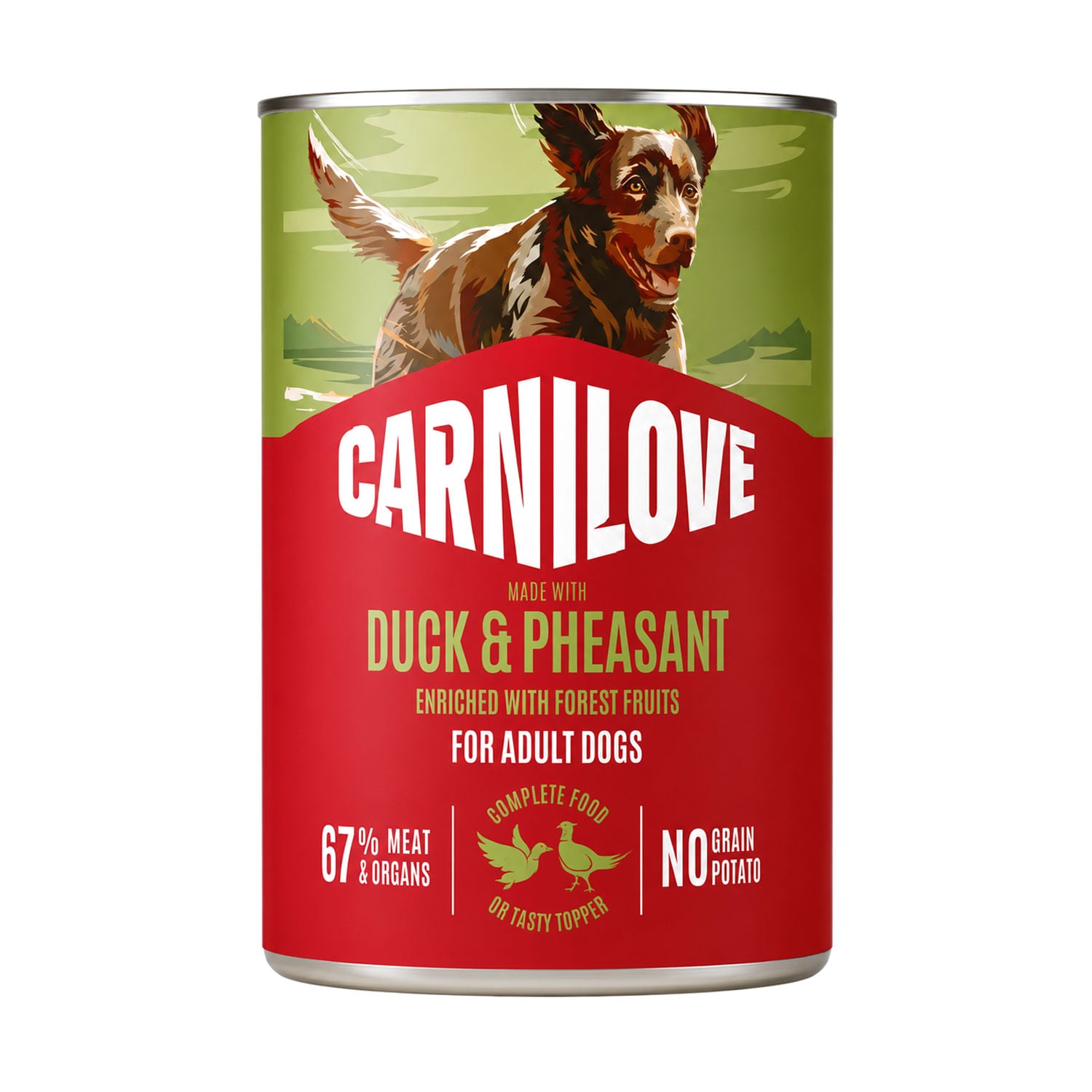 Вологий корм для дорослих собак Carnilove Duck &amp; Pheasant Паштет з качкою та фазаном, 400 г