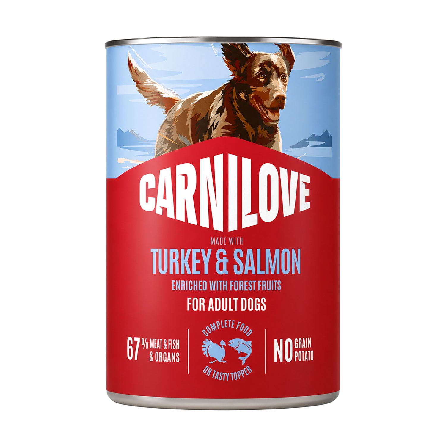 Вологий корм для дорослих собак Carnilove Turkey &amp; Salmon Паштет з індичкою та лососем, 400 г