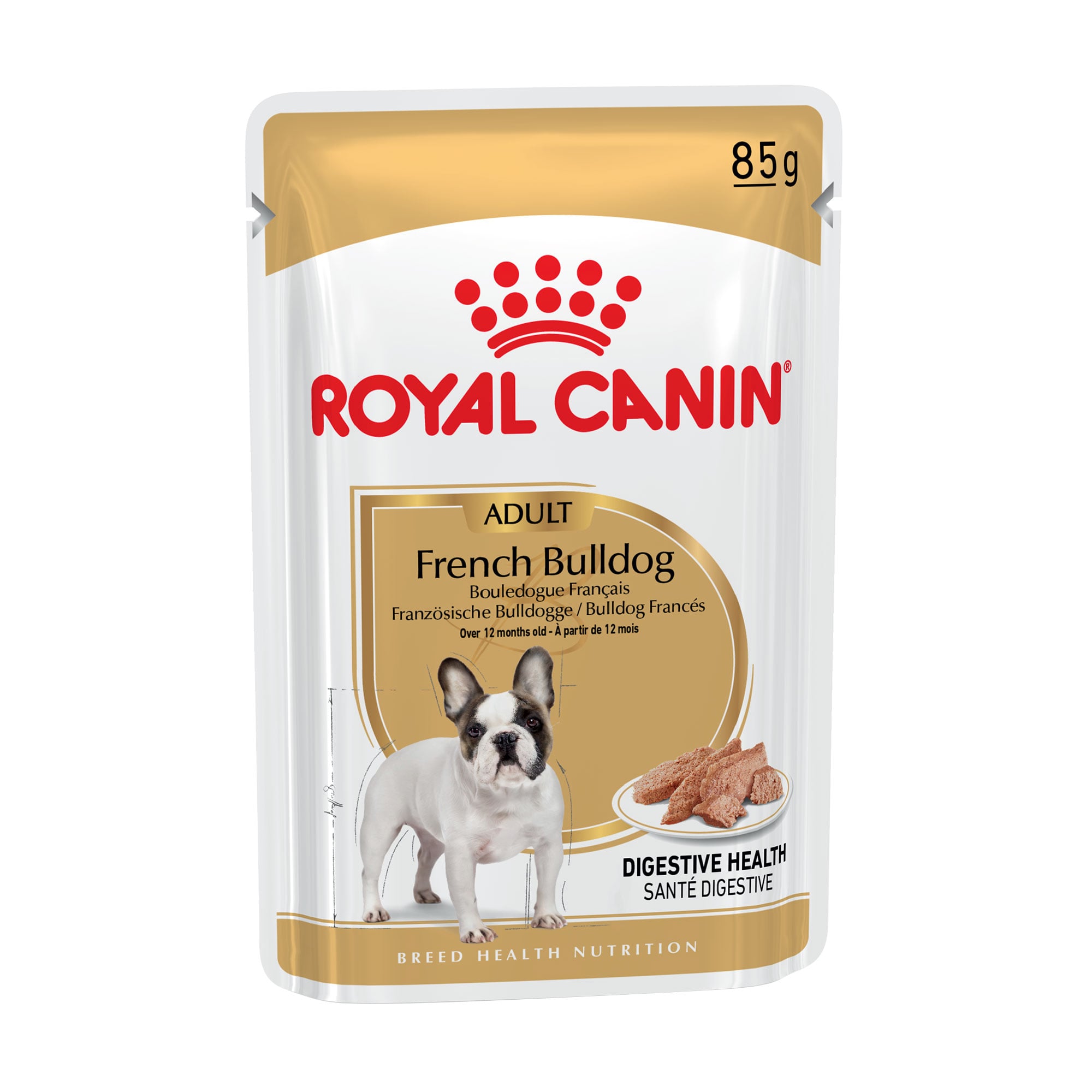 Вологий корм для дорослих собак породи французький бульдог Royal Canin French Bulldog Adult, 85 г