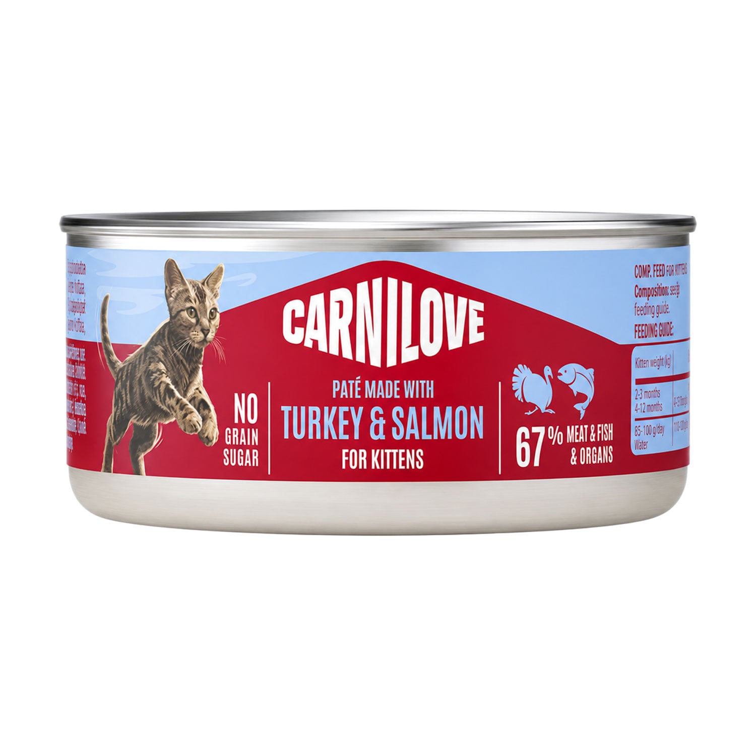 Вологий корм для кошенят Carnilove Turkey &amp; Salmon Паштет з індичкою та лососем, 100 г