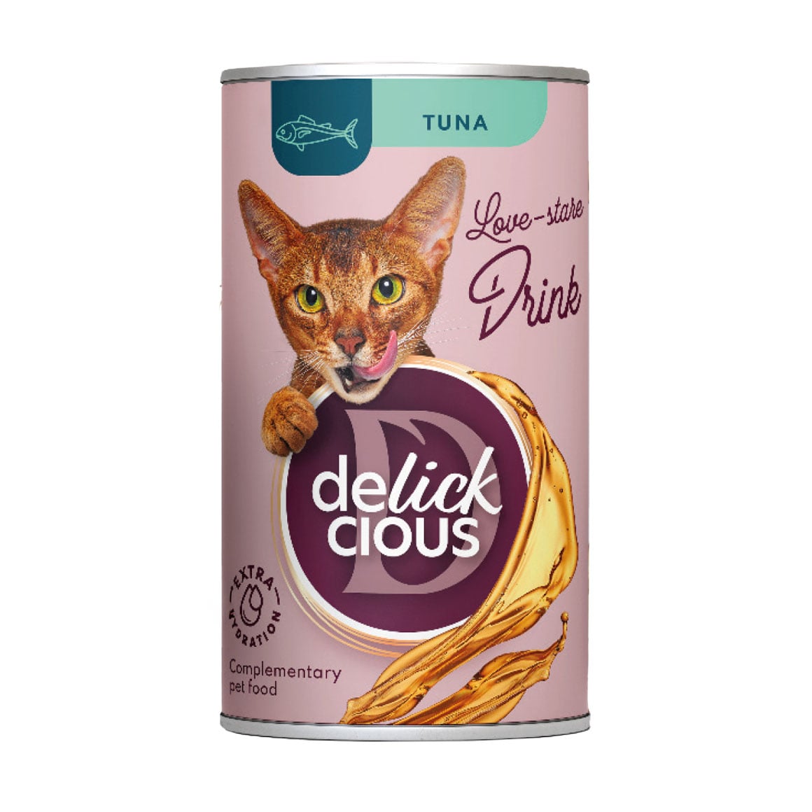 Вологий корм для котів Delickcious Напій з тунцем, 140 г