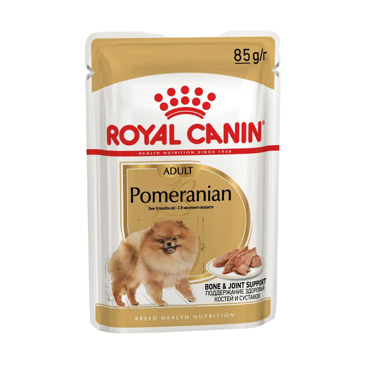 Вологий корм для собак породи померанський шпіц Royal Canin Pomeranian Adult, 85 г (12560010)