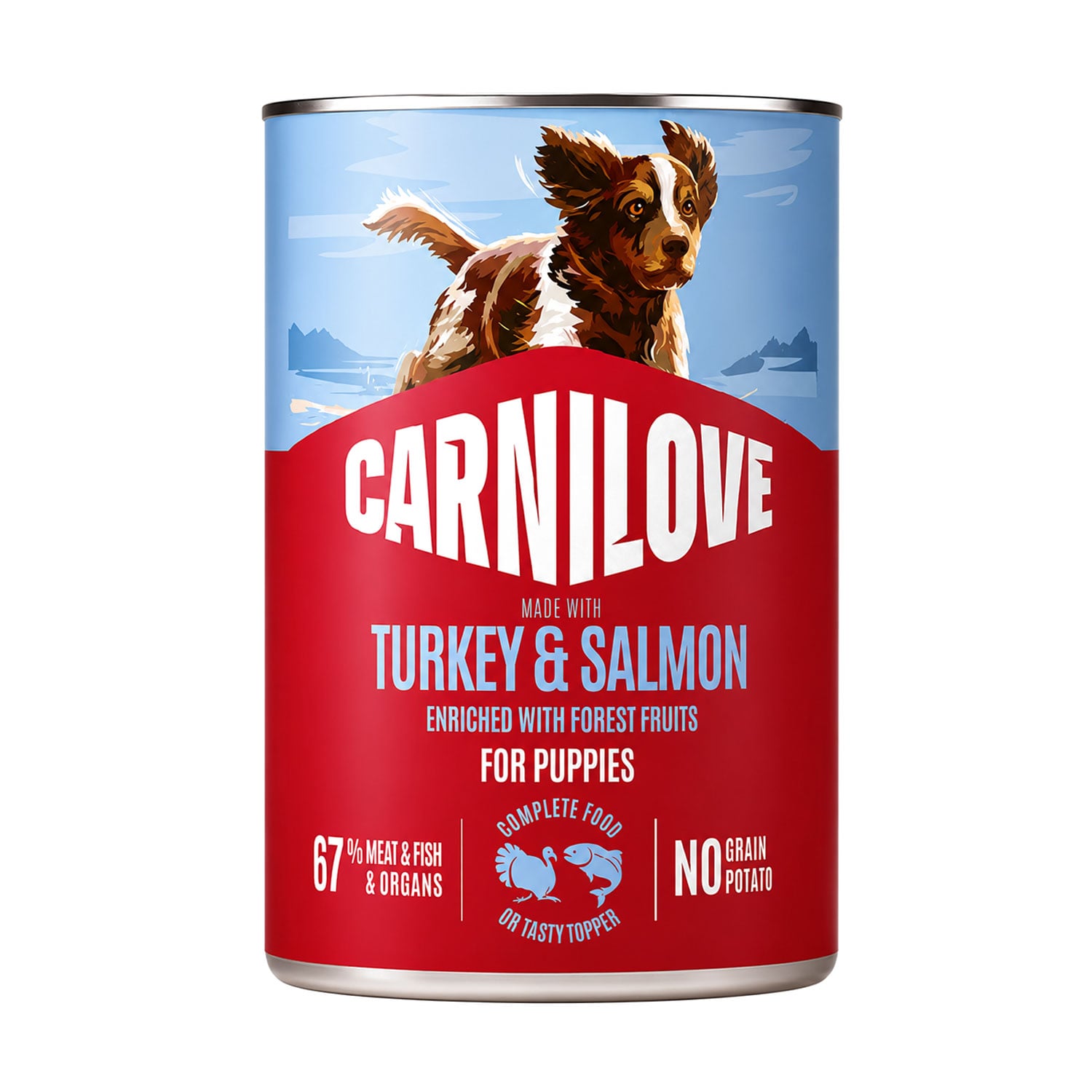 Вологий корм для цуценят Carnilove Turkey &amp; Salmon Паштет з індичкою та лососем, 400 г