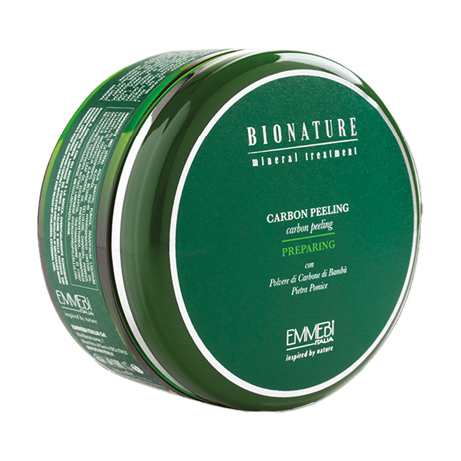 Вуглецевий пілінг для шкіри голови Emmebi Italia BioNature Mineral Treatment Carbon Peeling, 300 мл