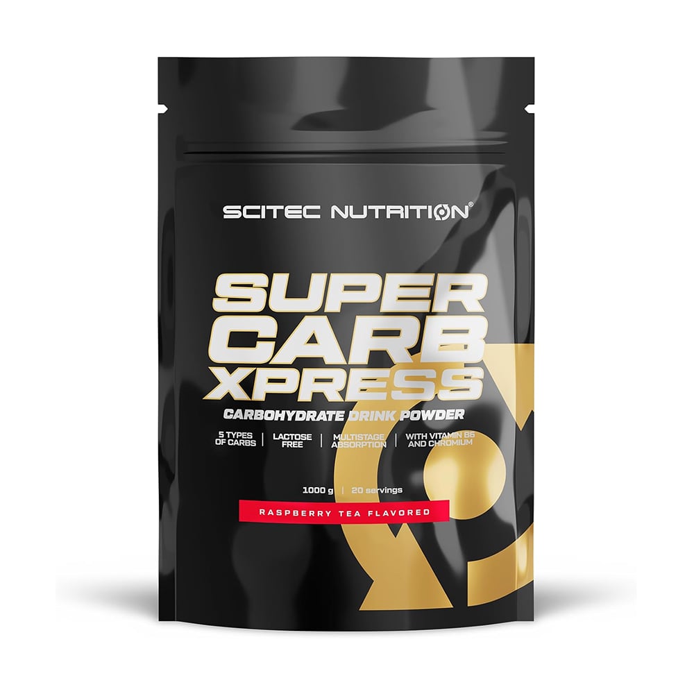 Вуглеводи Scitec Nutrition Supercarb Xpress Малиновий чай, в порошку, 1 кг