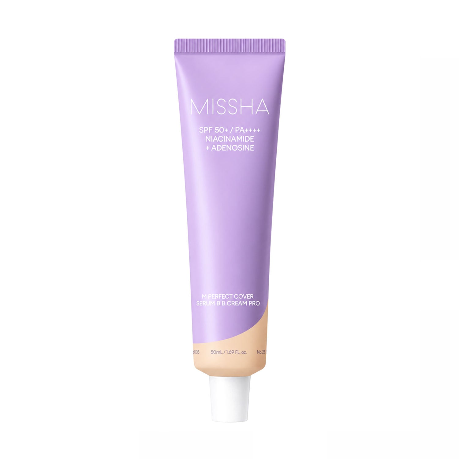 ВВ-крем для обличчя Missha M Perfect Cover Serum BB Cream Pro SPF 50+/ PA++++ 23 Natural Beige, 50 мл