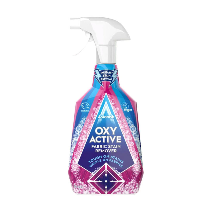 Винищувач плям Astonish Oxy Active Fabric Stain Remover з активним киснем, 750 мл
