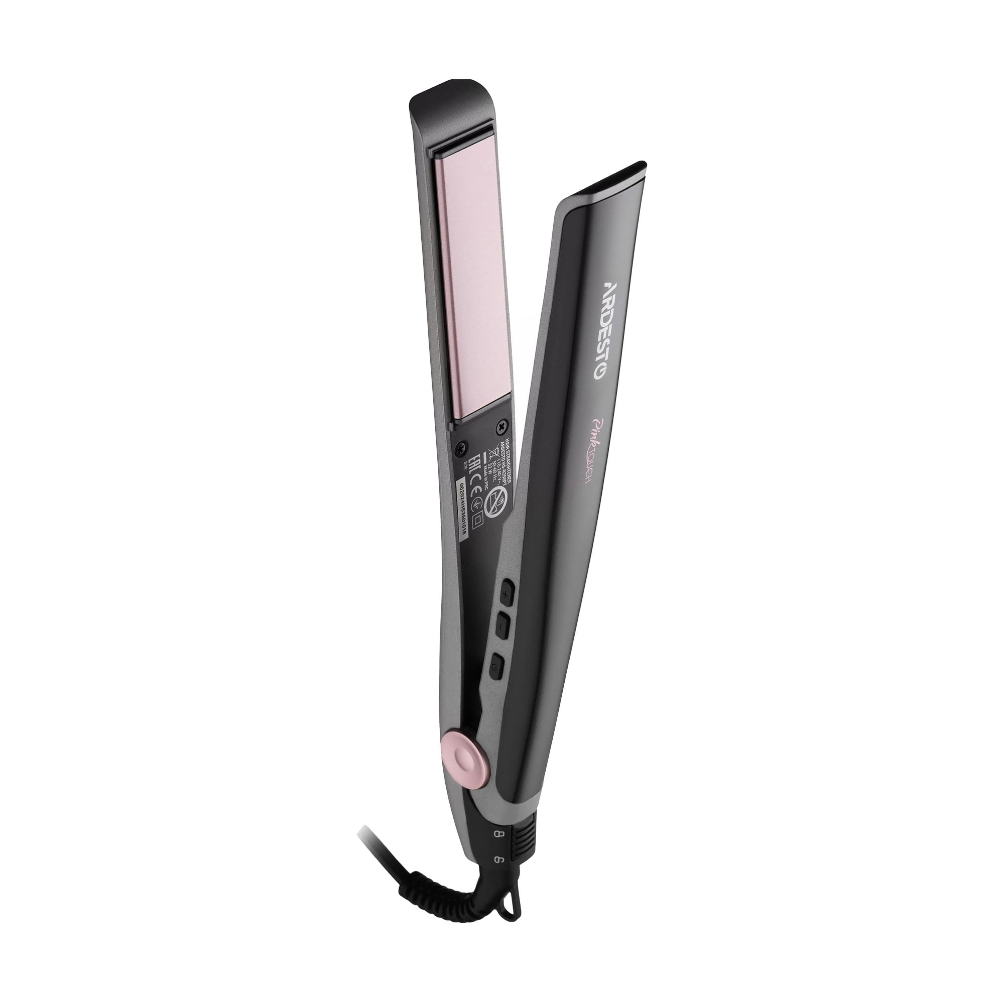 Вирівнювач для волосся Ardesto Pink Touch сіро-рожевий (HS-R350PT)