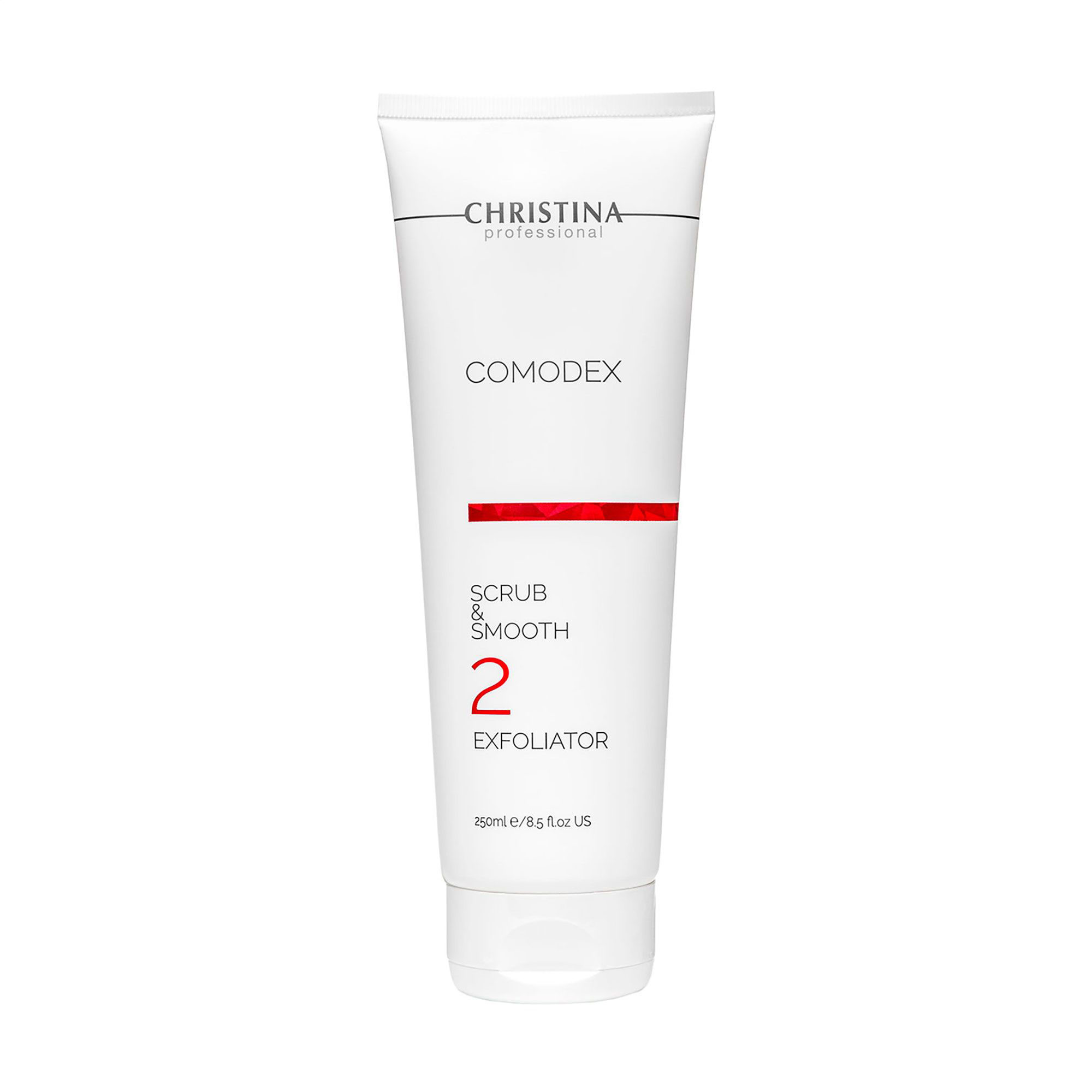 Вирівнювальний скраб-ексфоліатор для обличчя Christina Comodex Scrub &amp; Smooth Exfoliator крок 2, 250 мл