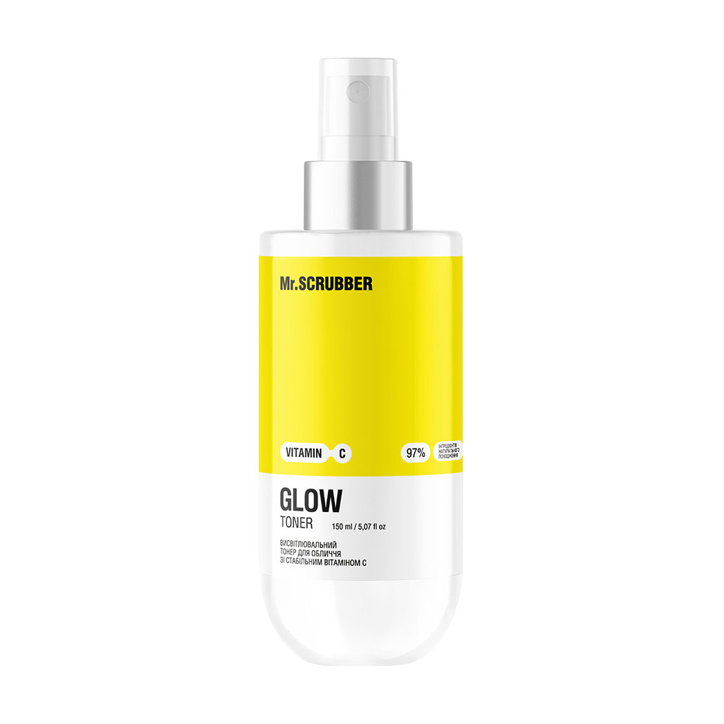 Висвітлювальний тонер для обличчя Mr.Scrubber Vitamin C Glow Toner зі стабільним вітаміном С, 150 мл