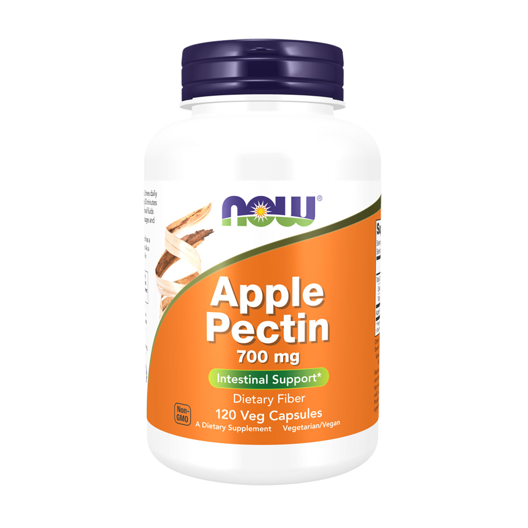 Яблучний пектин NOW Foods Apple Pectin 700 мг, 120 капсул