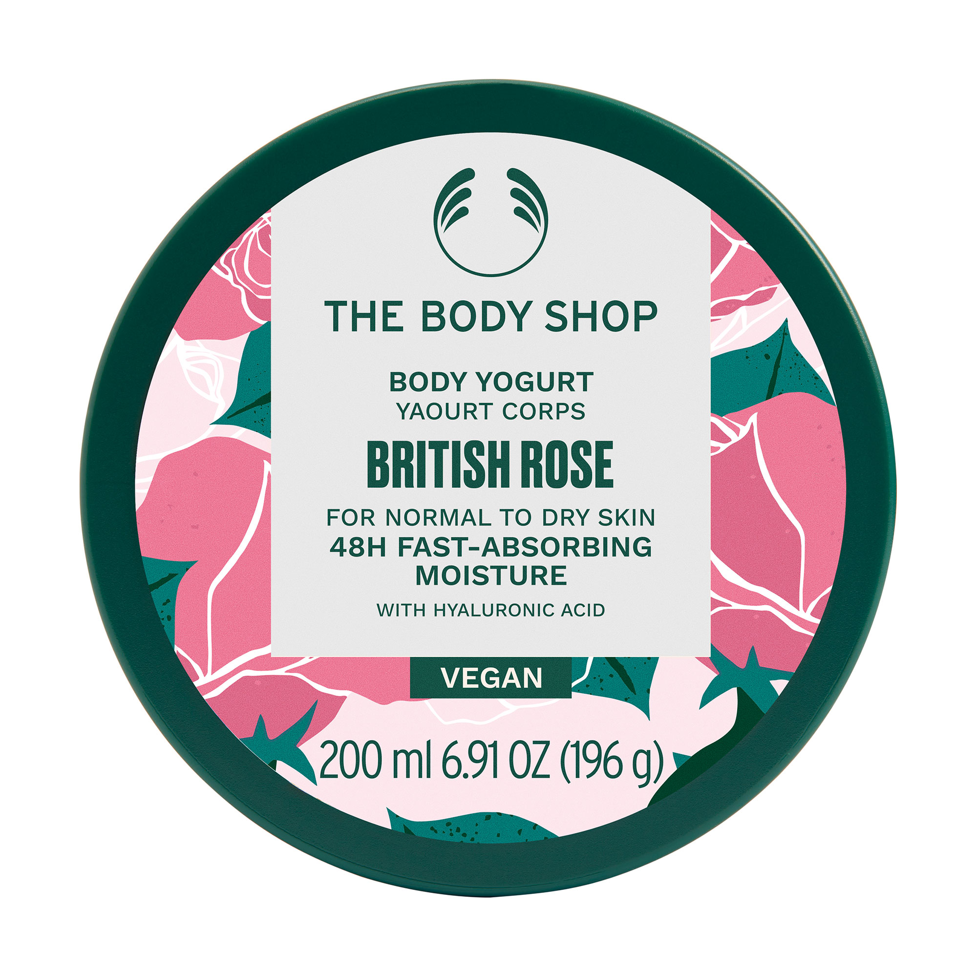 Йогурт для тіла The Body Shop British Rose Британська троянда, 200 мл