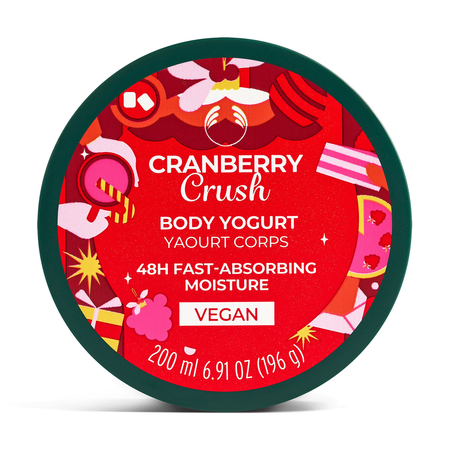 Йогурт для тіла The Body Shop Cranberry Crush Body Yogurt Журавлиновий краш, 200 мл