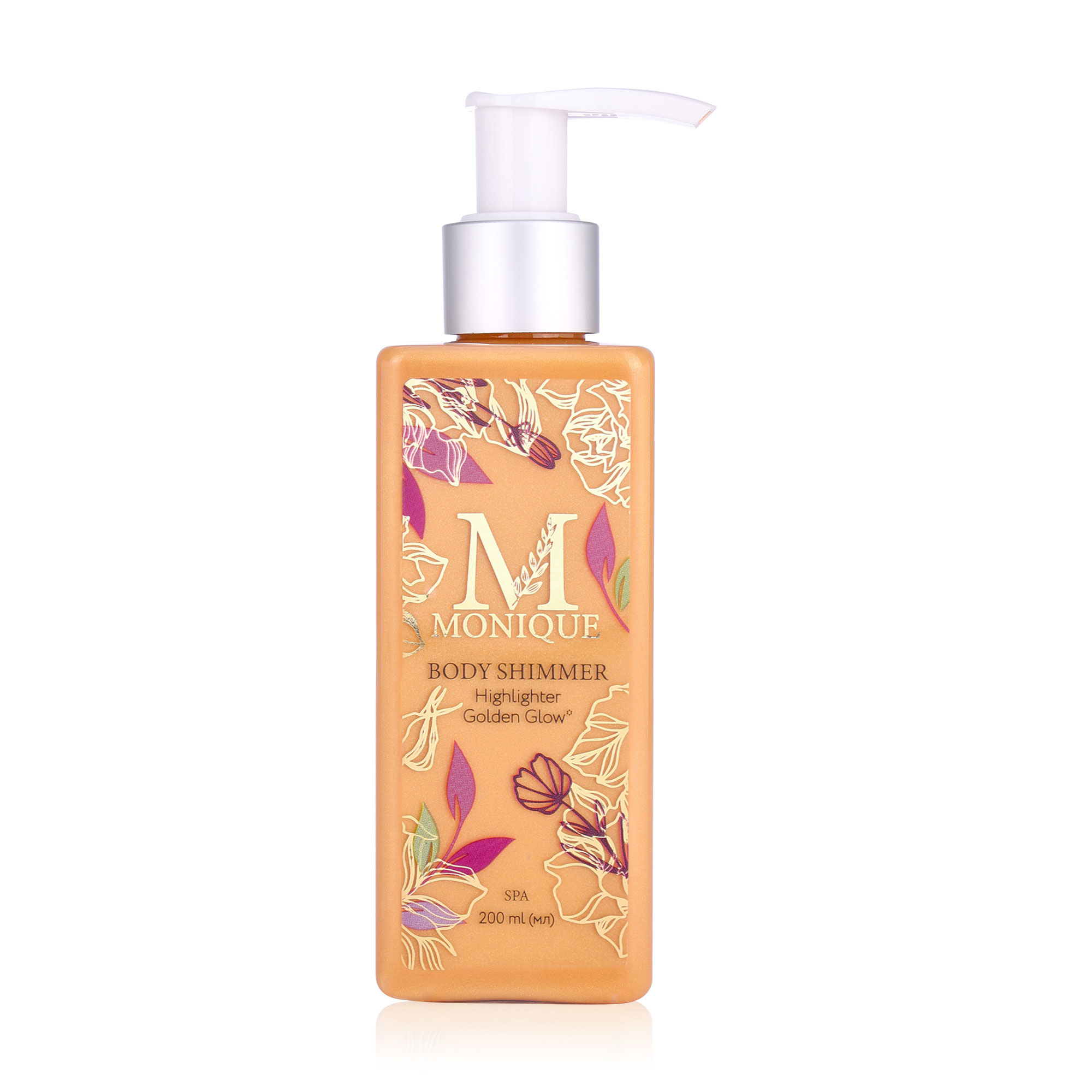 Йогурт-шимер для тіла MONIQUE Highlighter Golden Glow, 200 мл