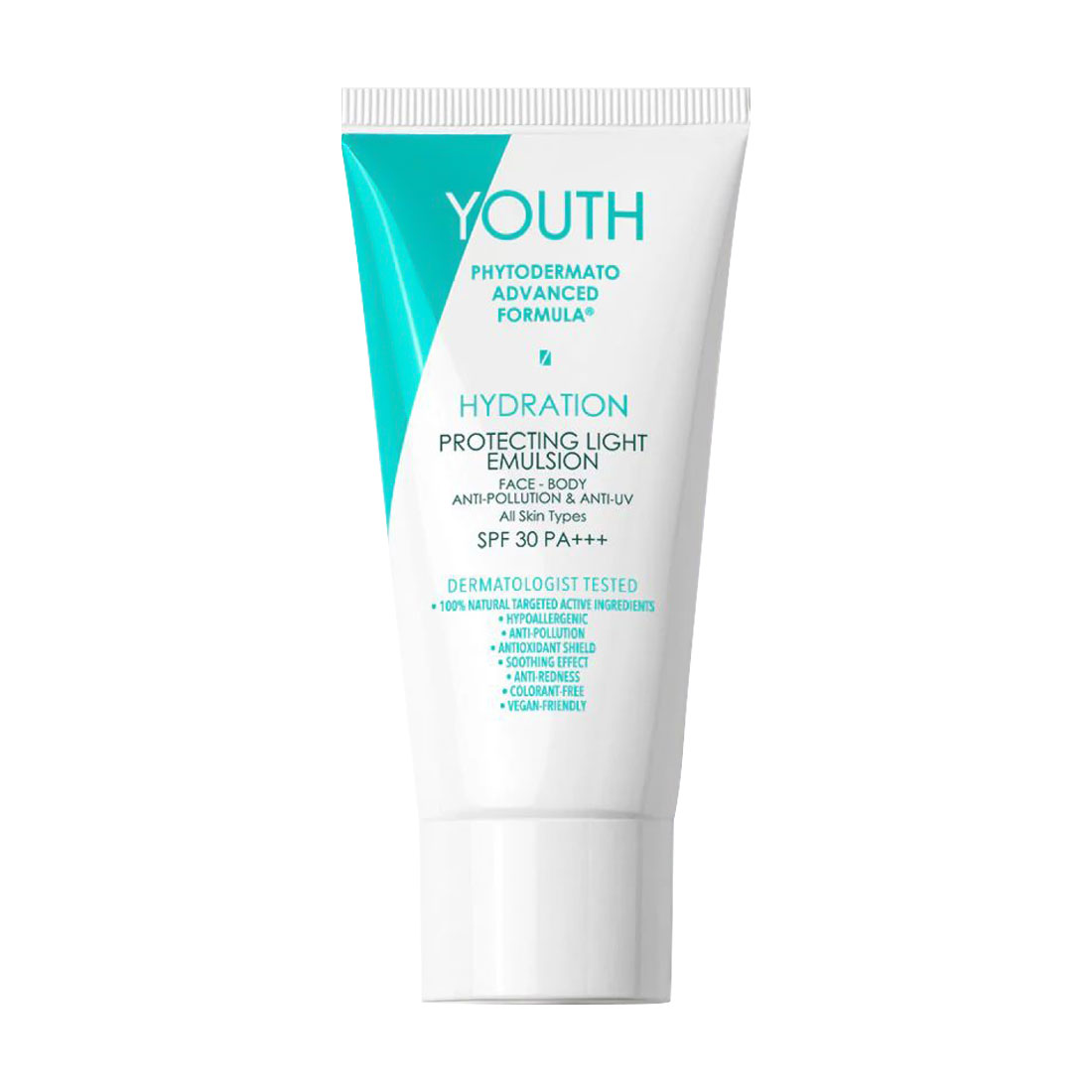 Захисна емульсія для обличчя та тіла YOUTH Hydration Protecting Light Emulsion, SPF 30 PA+++, для всіх типів шкіри, 50 мл