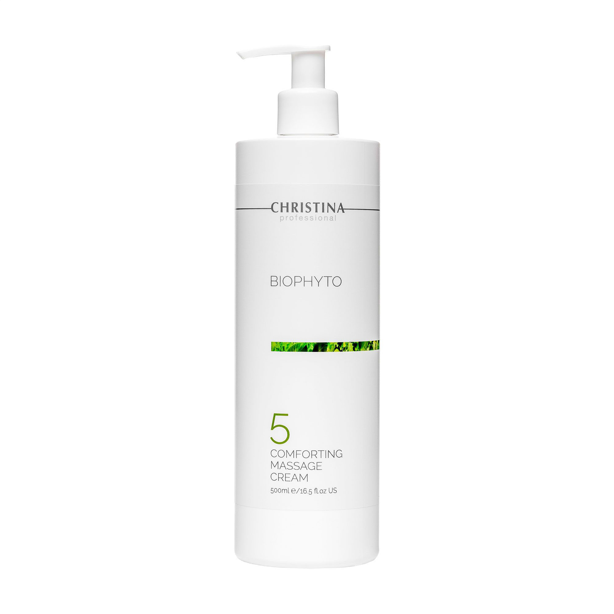 Захисний крем для обличчя Christina Biophyto 5 Comforting Massage Cream, 500 мл