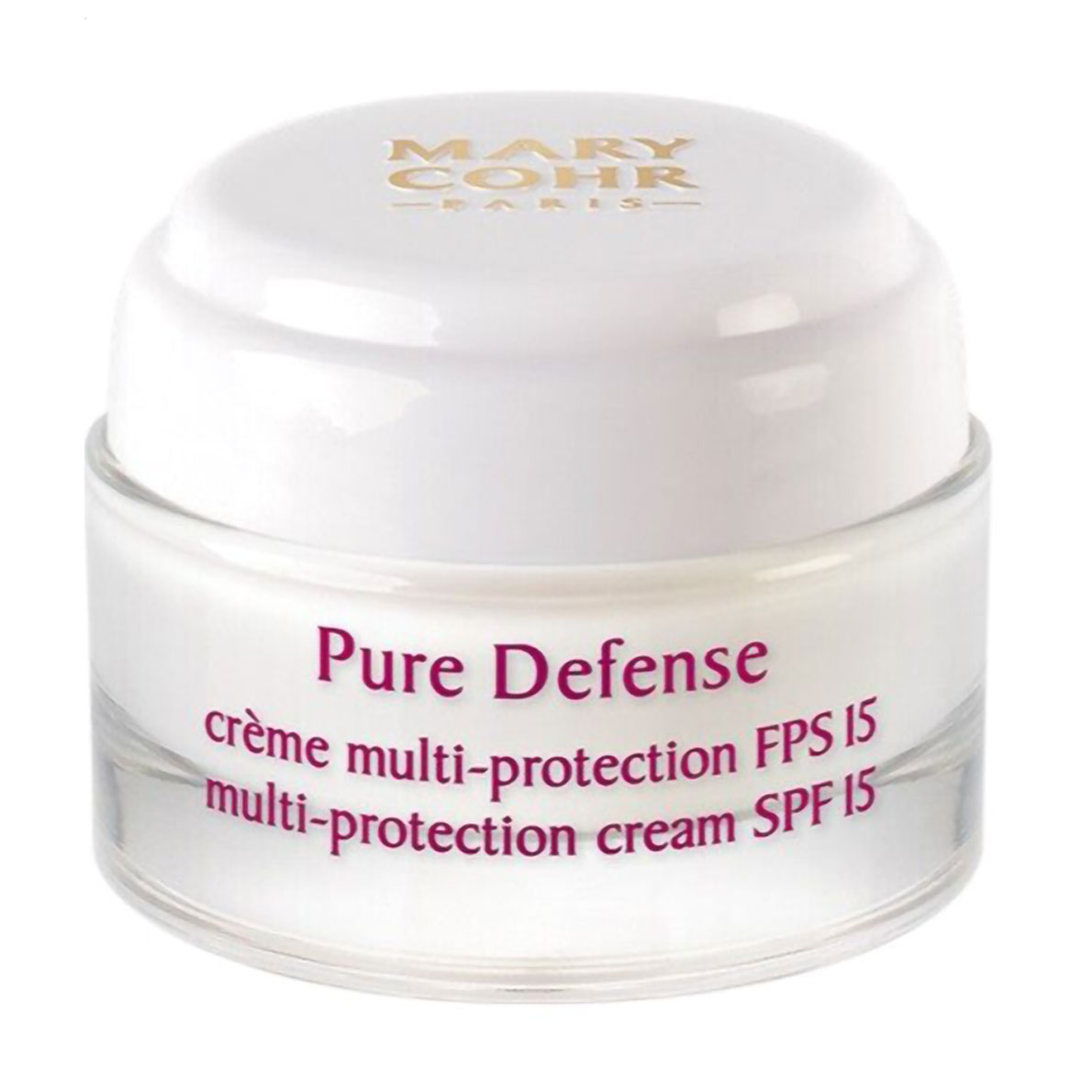 Захисний крем для обличчя Mary Cohr Pure Defense Cream SPF15, 50 мл