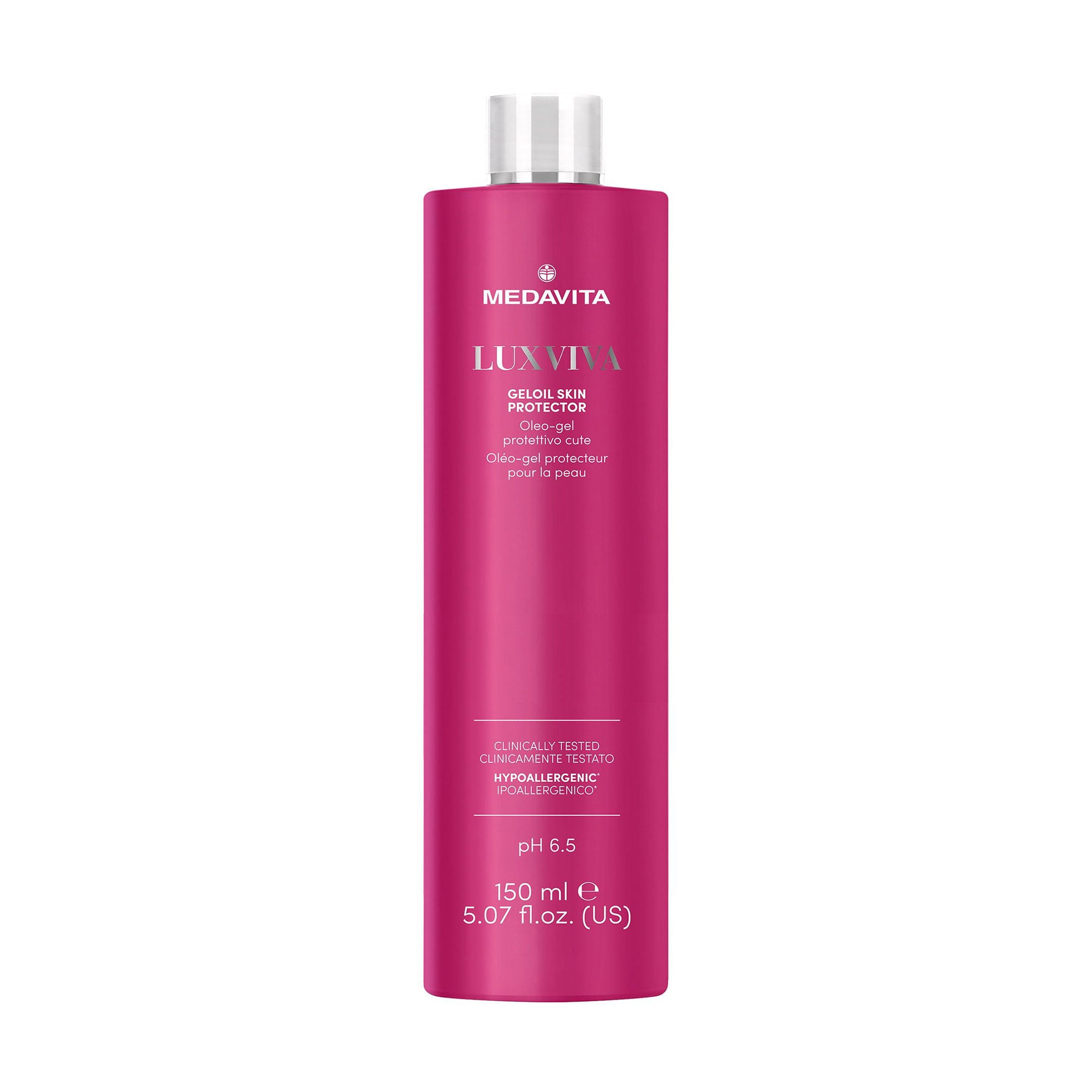 Захисний оліо-гель Medavita Luxviva Geloil Skin Protector pH 6.5 для шкіри голови, 150 мл