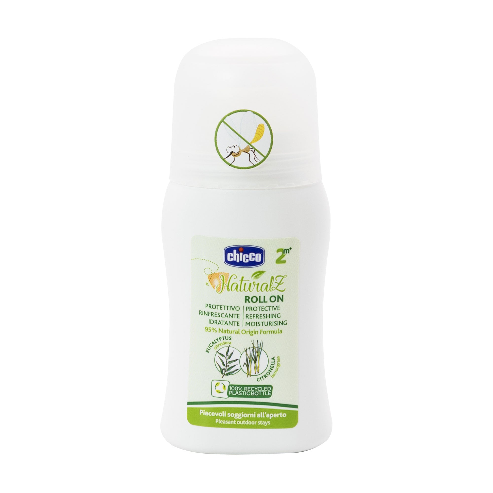 Захисний ролик від комарів Chicco NaturalZ, від 2 місяців, 60 мл