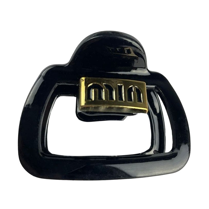 Заколка для волосся Miu Miu Hair Clip Gold Black, 5.5*4.5 см, 1 шт