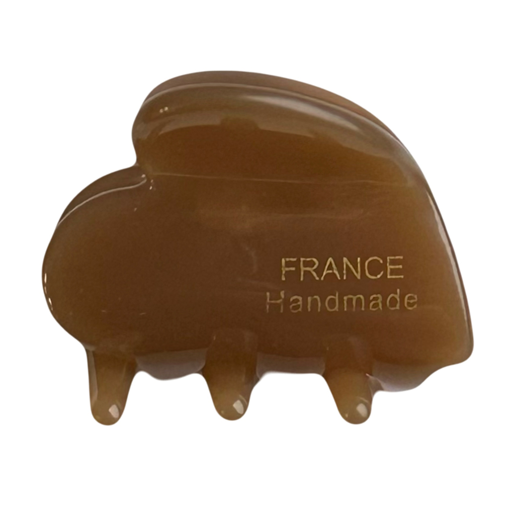 Заколка для волосся NYU.NYU France Hair Clip Heart Краб, Beige, 3.5*3 см (FR01HCHB01)