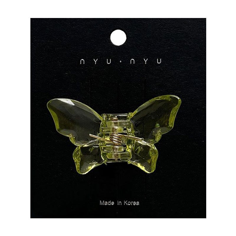 Заколка для волосся NYU.NYU Hair Clip Метелик, зелена, 1 шт (dl-10971)