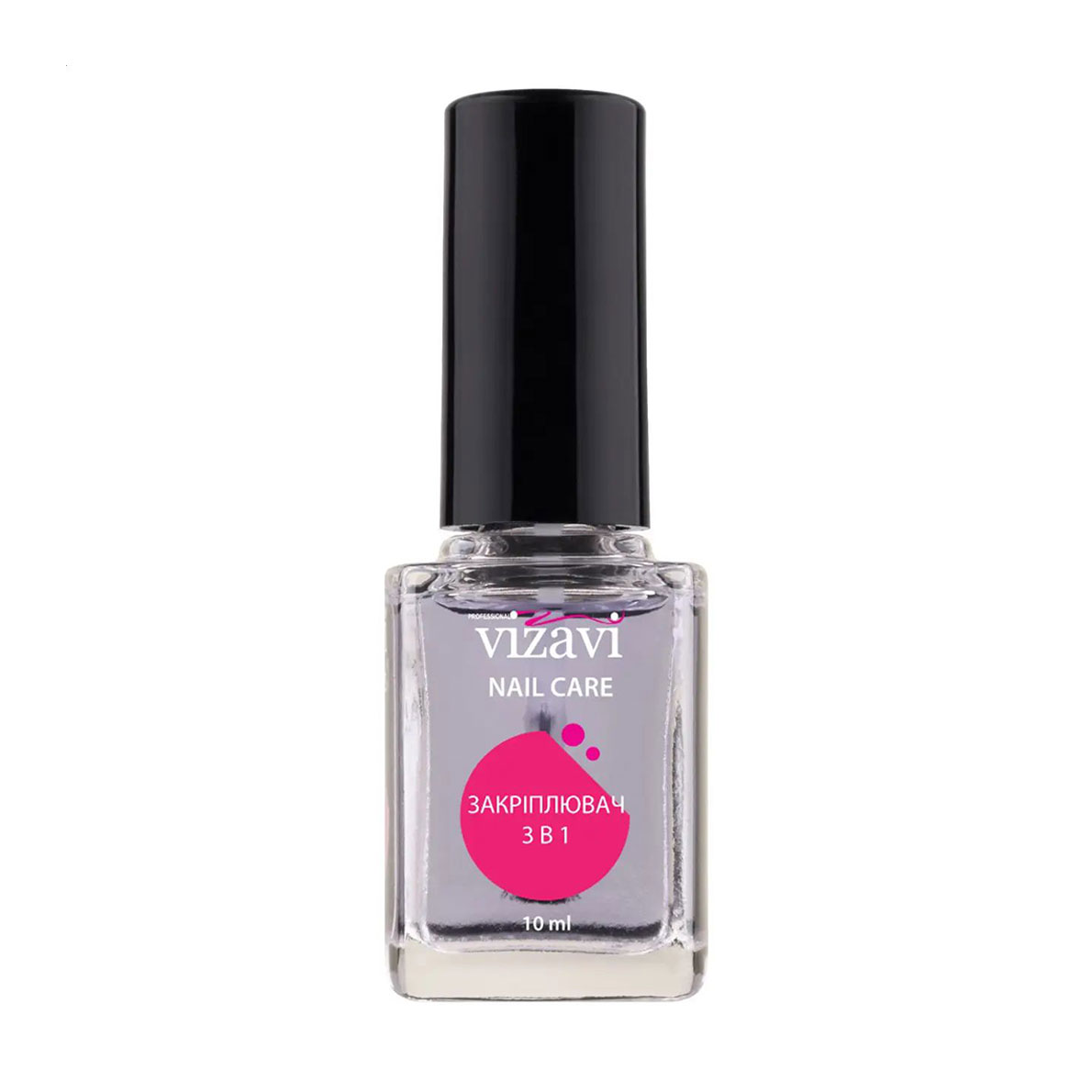 Закріплювач лаку для нігтів Vizavi Professional Nail Care 3 в 1, 10 мл