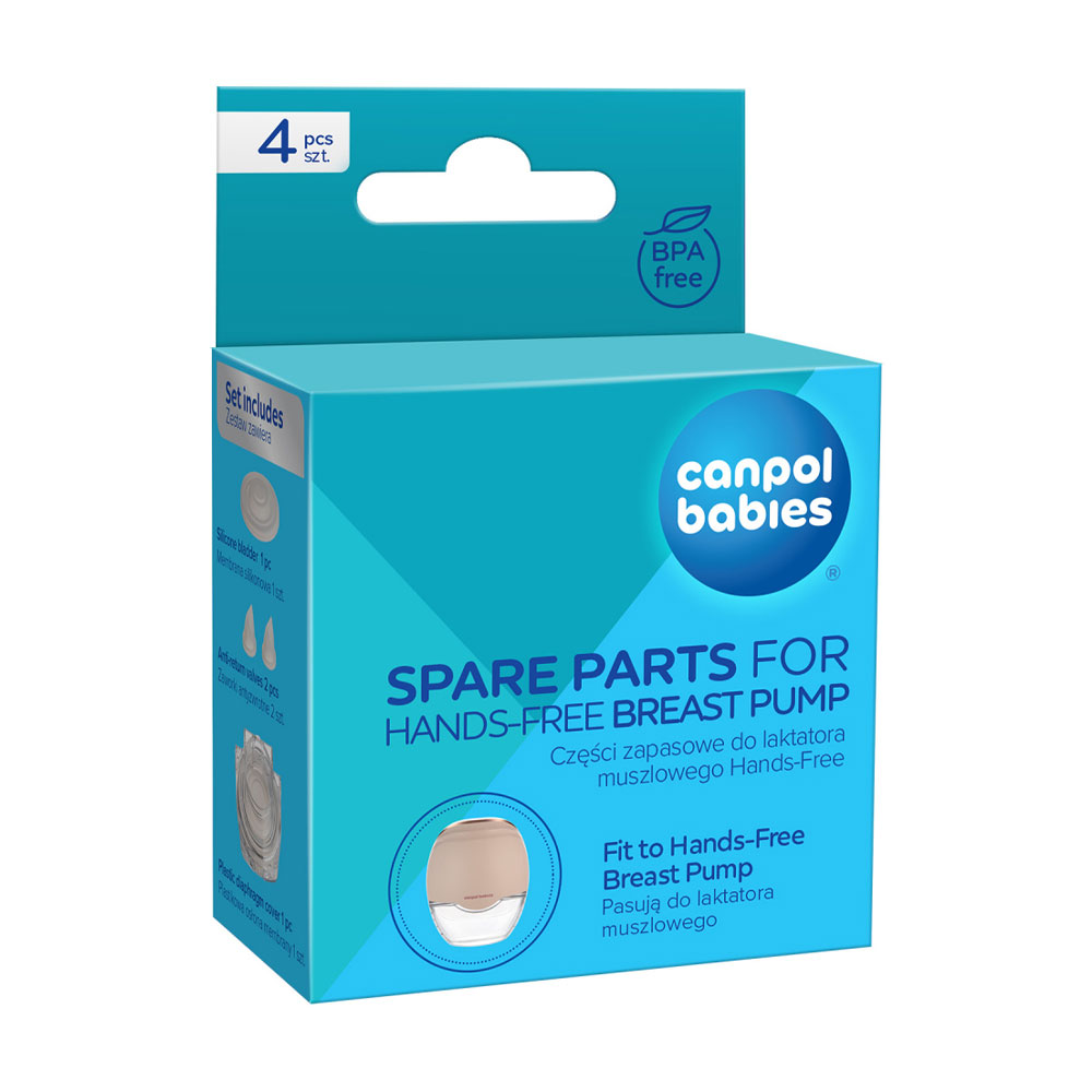 Запасні частини для молоковідсмоктувача Canpol Babies Spare Parts for Hands-Free Breast Pump, 4 шт (20/105)