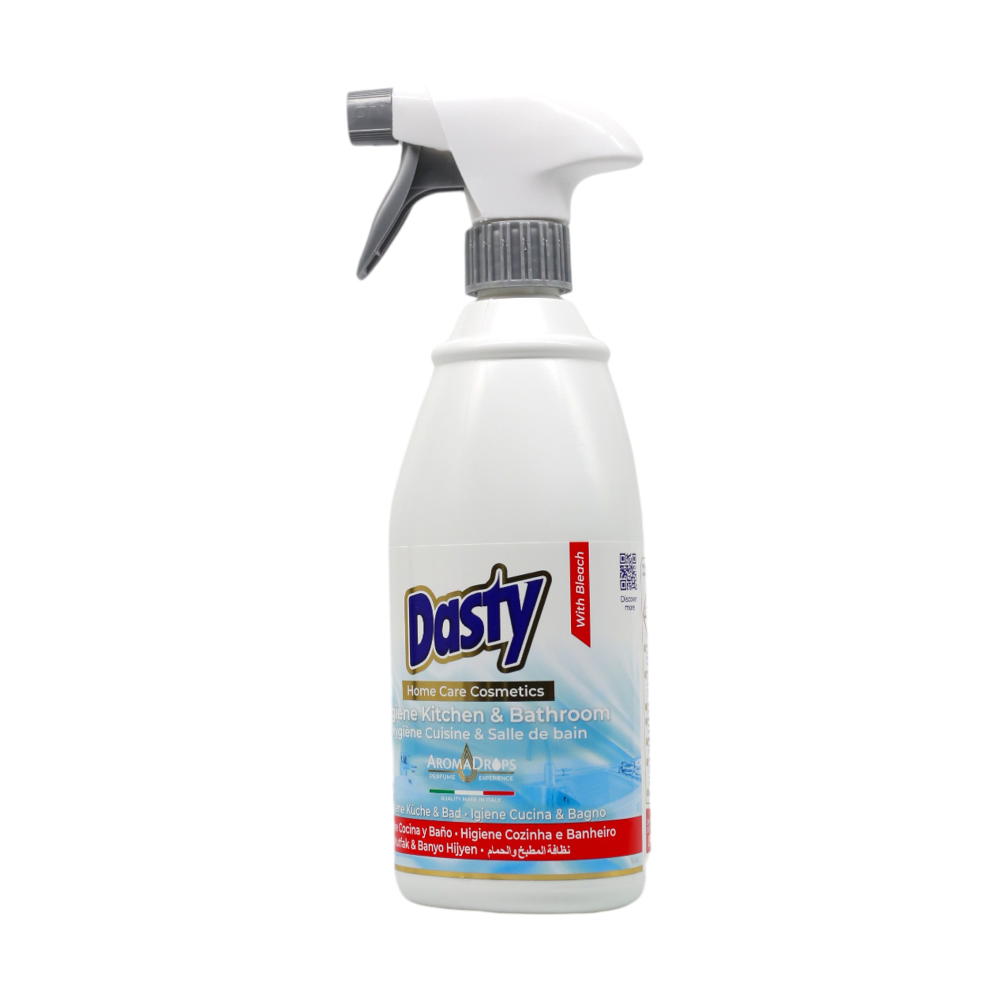 Засіб для чищення кухні та ванної кімнати Dasty Hygiene Kitchen &amp; Bathroom з відбілювальним ефектом, 700 мл