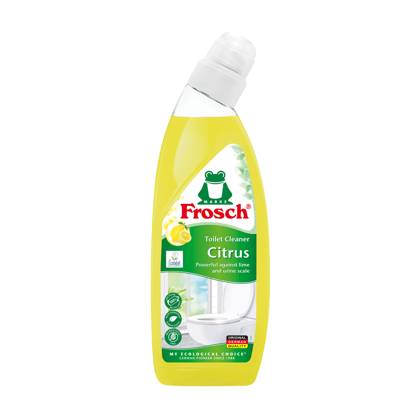 Засіб для чищення унітазів Frosch Лимон, 750 мл