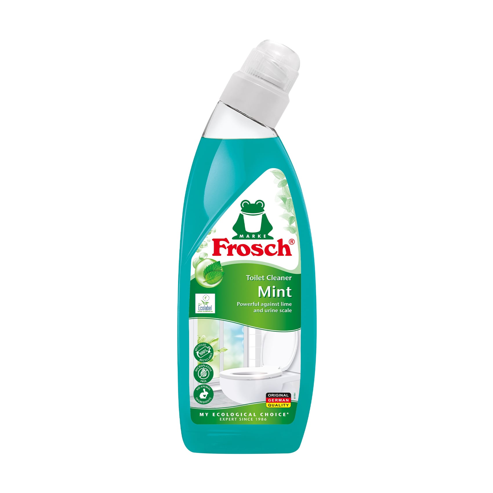 Засіб для чищення унітазів Frosch М'ята, 750 мл