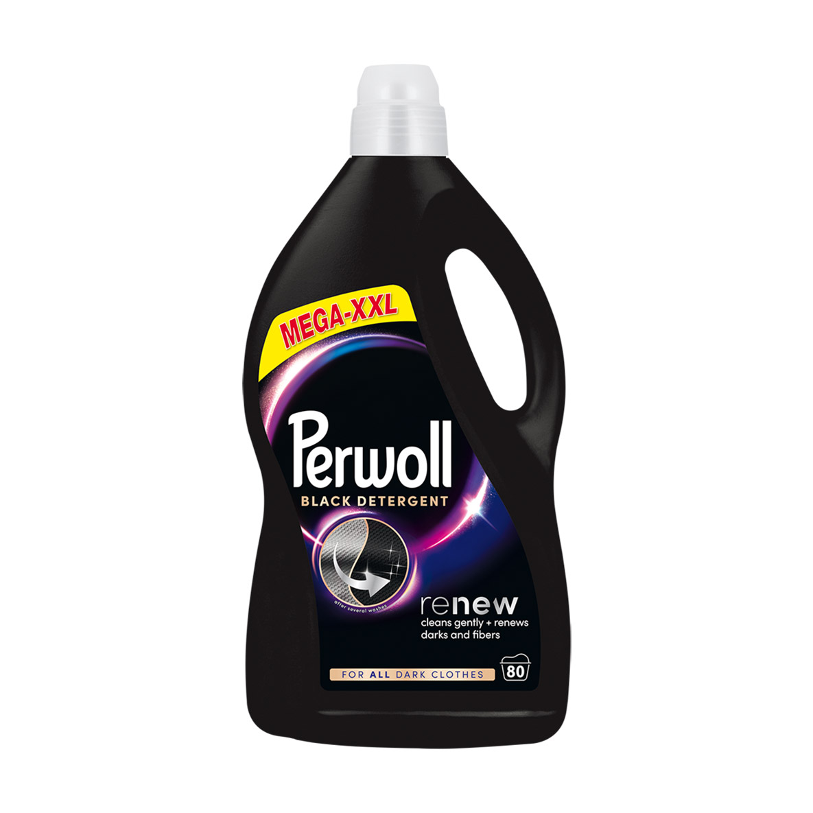 Засіб для делікатного прання Perwoll Renew Black Detergent для темних та чорних речей, 80 циклів прання, 4 л