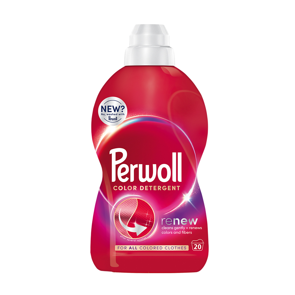 Засіб для делікатного прання Perwoll Renew Color Detergent для кольорових речей, 20 циклів прання, 1 л