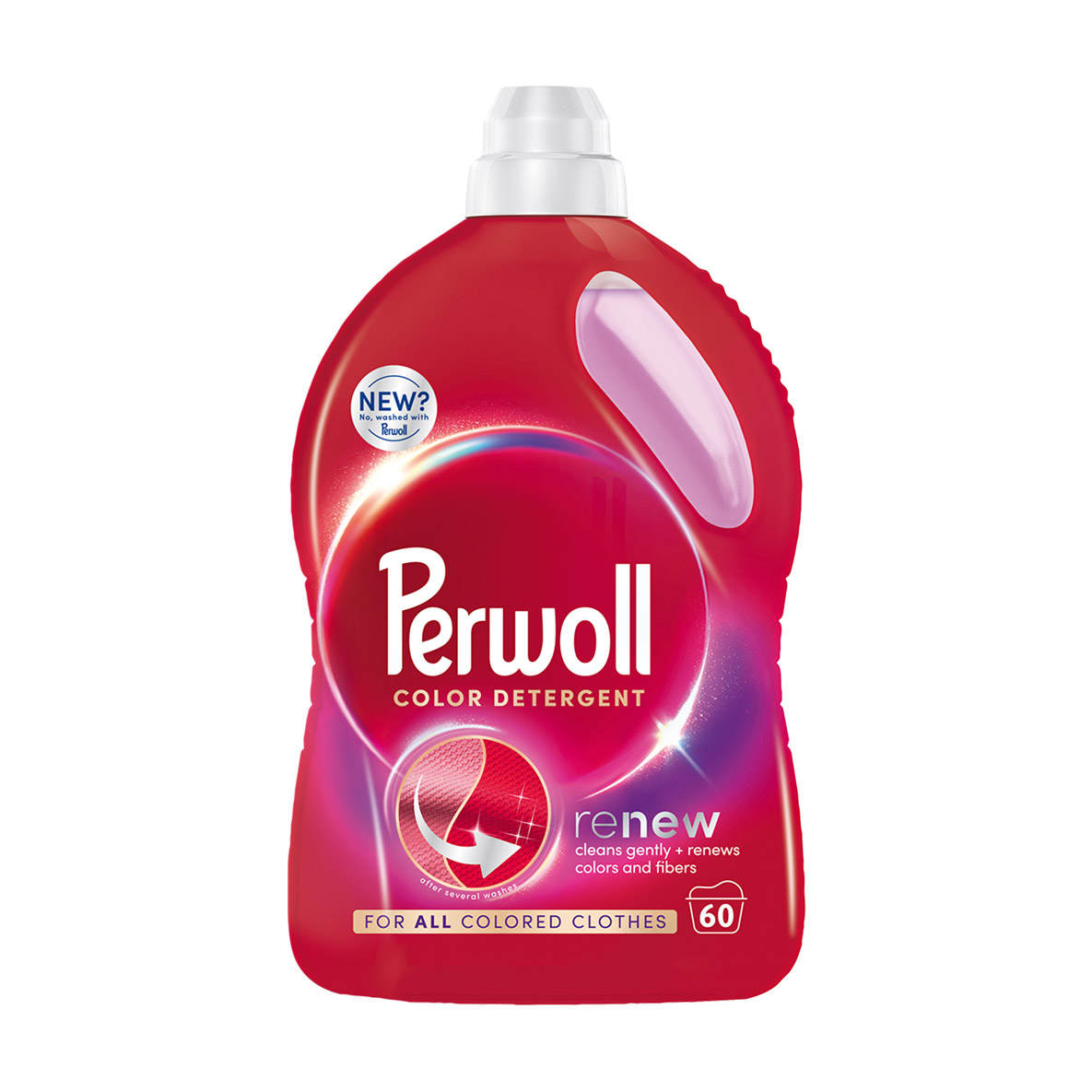 Засіб для делікатного прання Perwoll Renew Color Detergent для кольорових речей, 60 циклів прання, 3 л