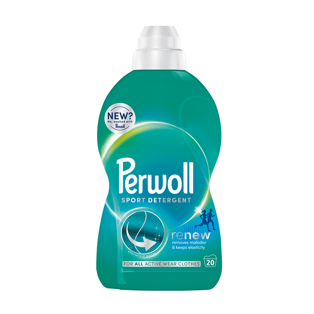 Засіб для делікатного прання Perwoll Renew Sport Detergent Догляд та освіжальний ефект, 20 циклів прання, 1 л