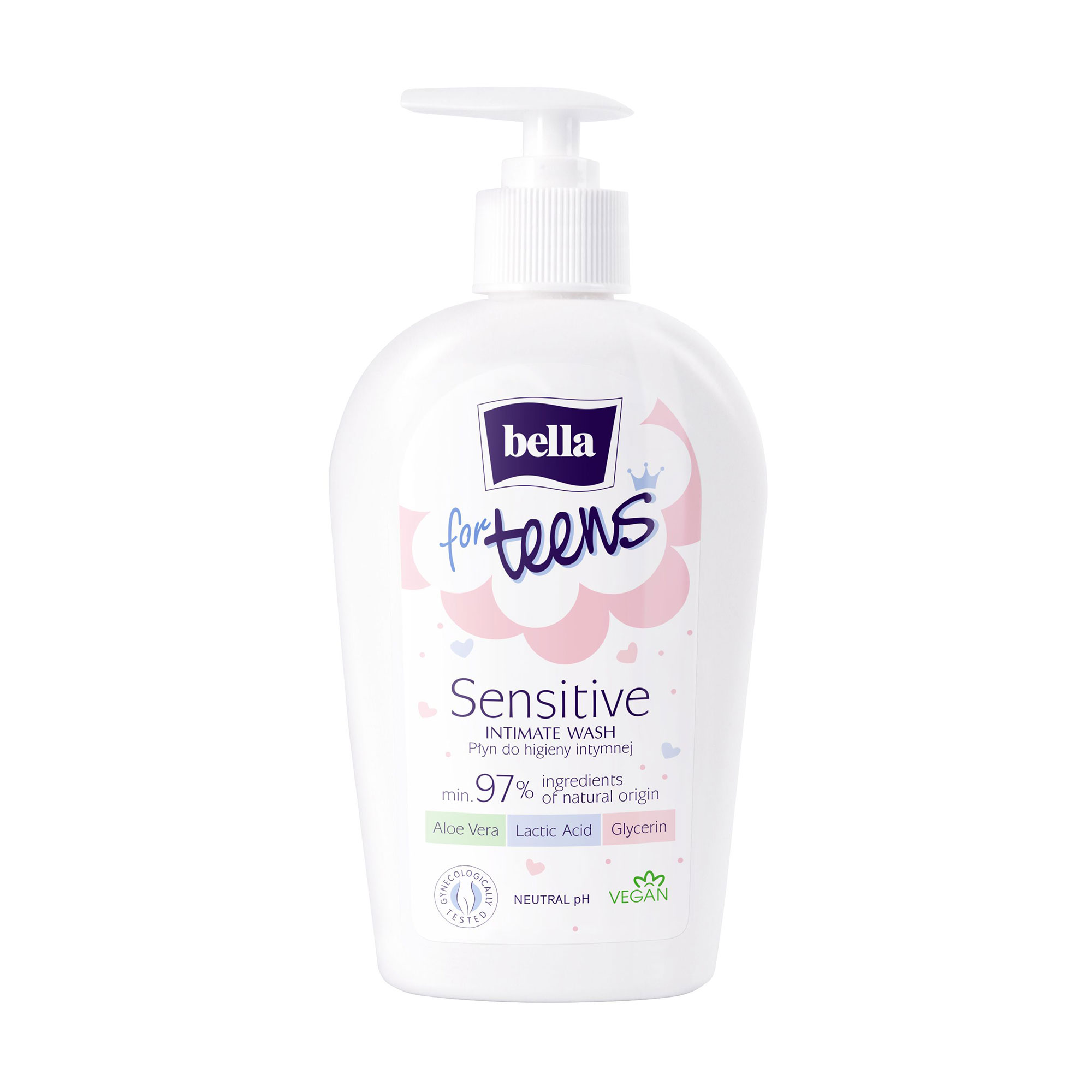 Засіб для інтимної гігієни Bella For Teens Sensitive Intimate Wash, 300 мл