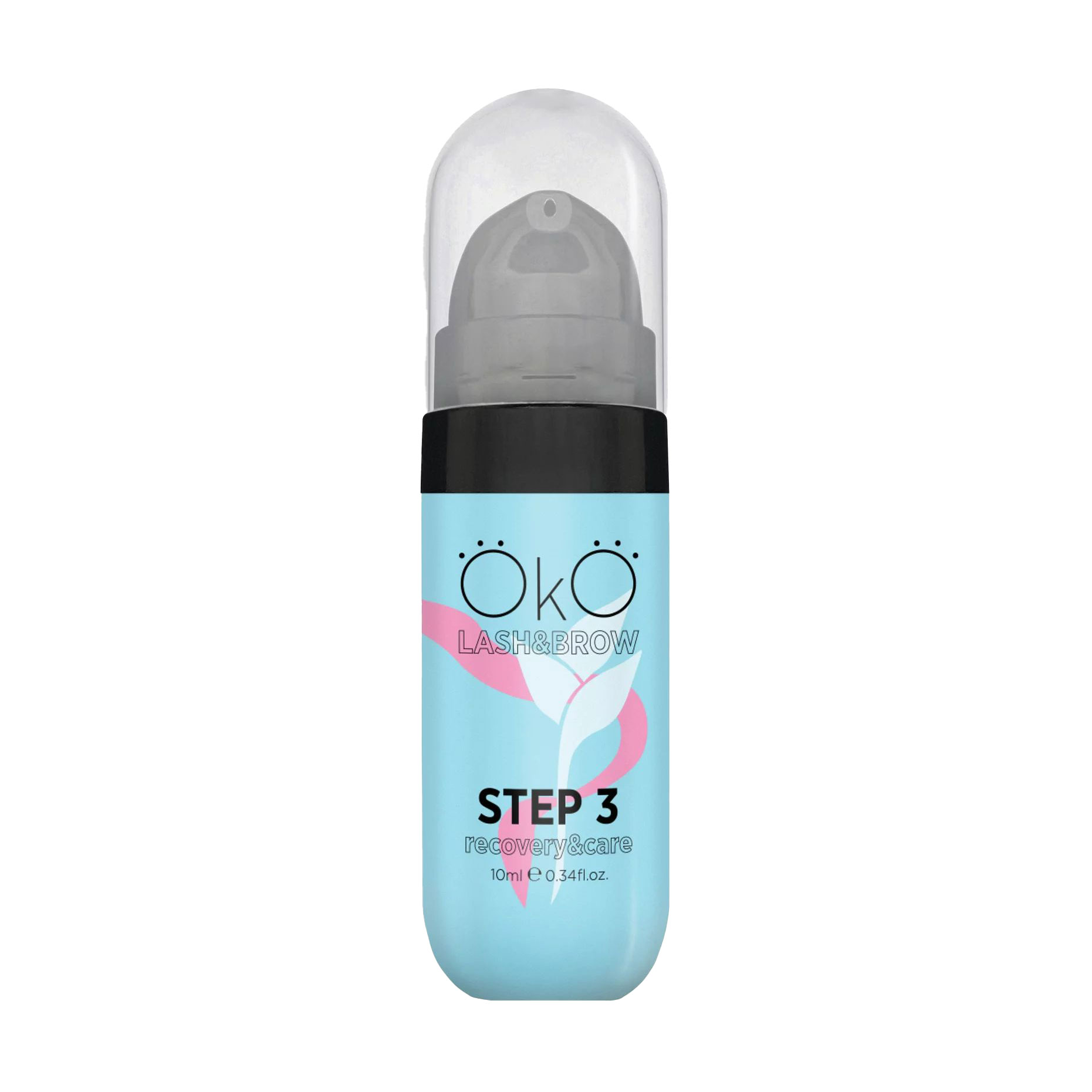 Засіб для ламінування вій та брів OkO Lash &amp; Brow Step 3 Recovery &amp; Care, 10 мл