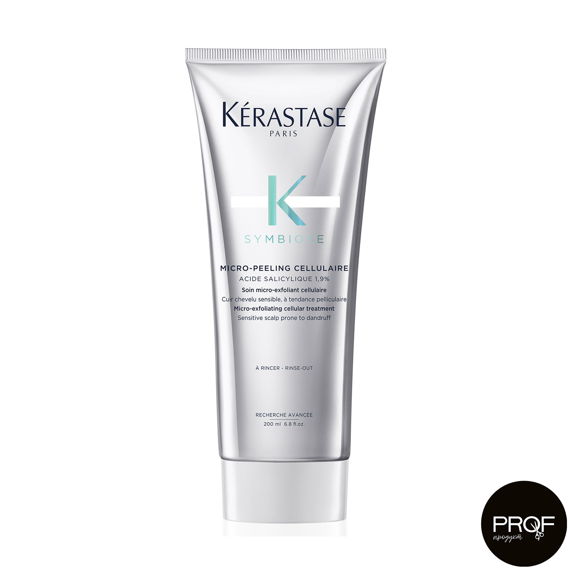 Засіб для мікропілінгу Kerastase Symbiose Micro-Peeling Cellulaire для чутливої ​​шкіри голови, схильної до появи лупи, 200 мл