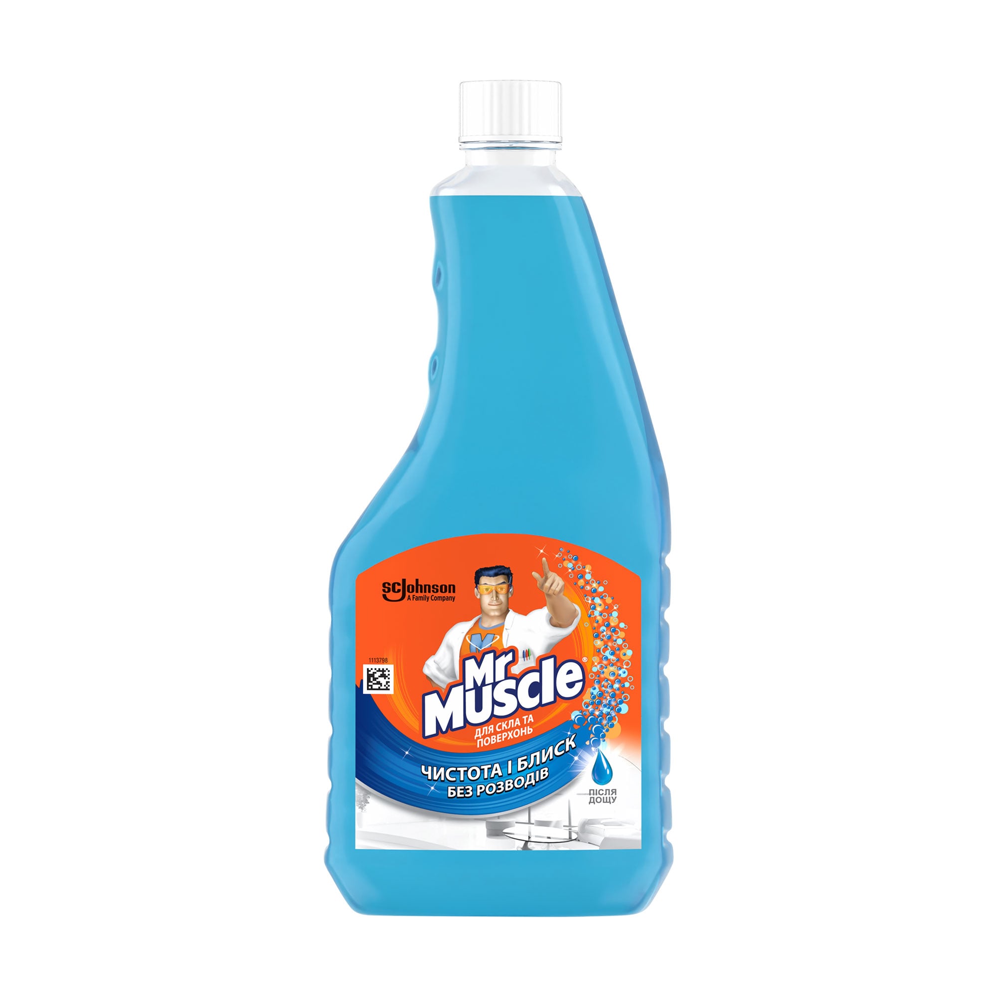 Засіб для миття cкла Mr Muscle Після дощу, 500 мл (змінний флакон)