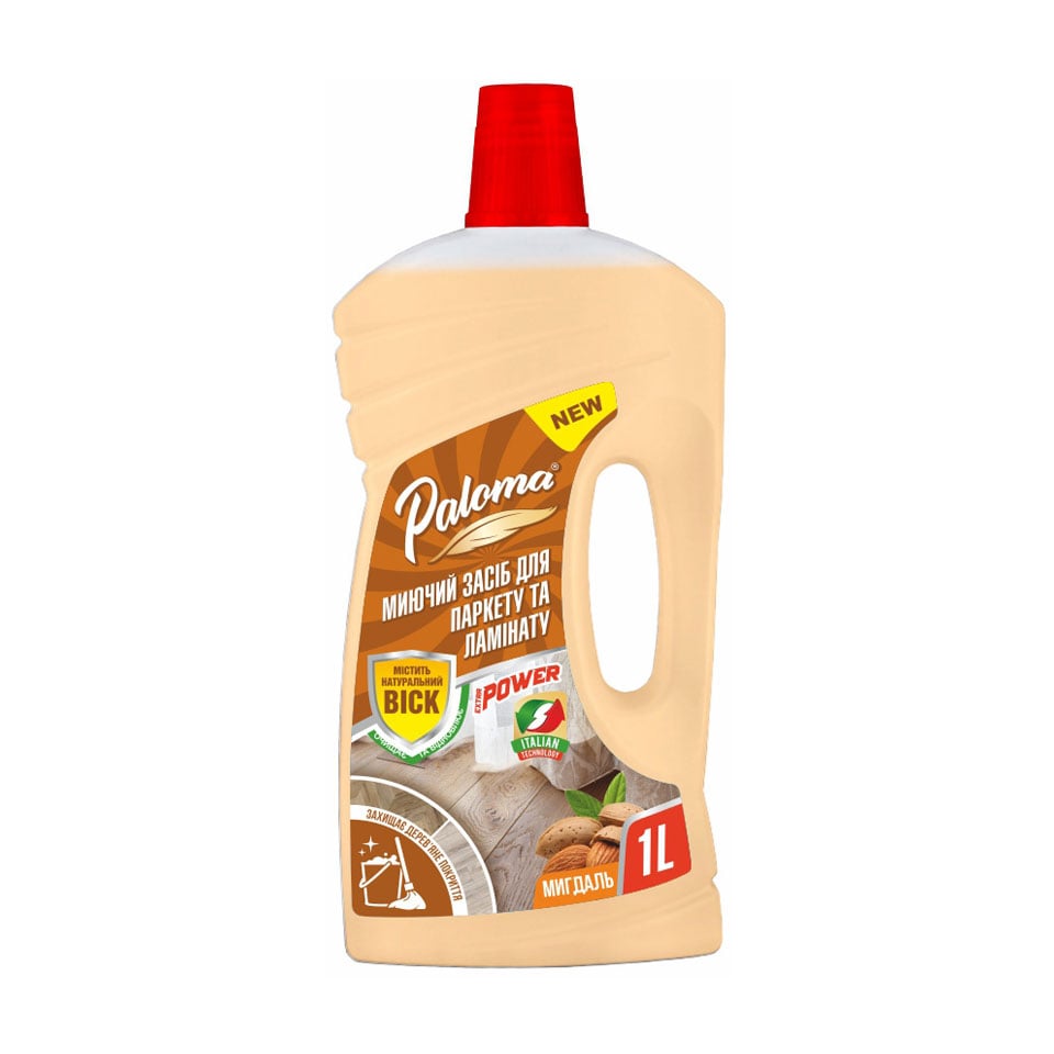 Засіб для миття паркету та ламінату Paloma Extra Power Мигдаль, 1 л