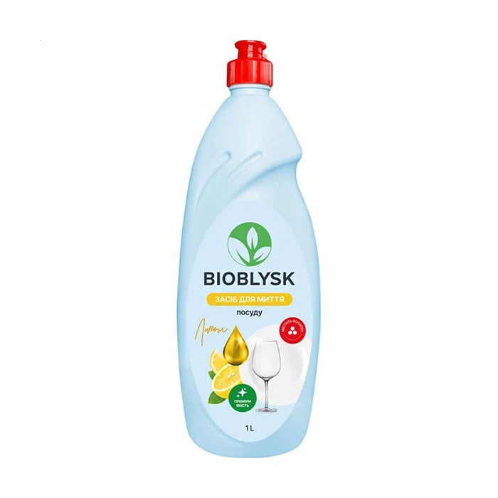 Засіб для миття посуду BioBlysk Лимон, 1 л