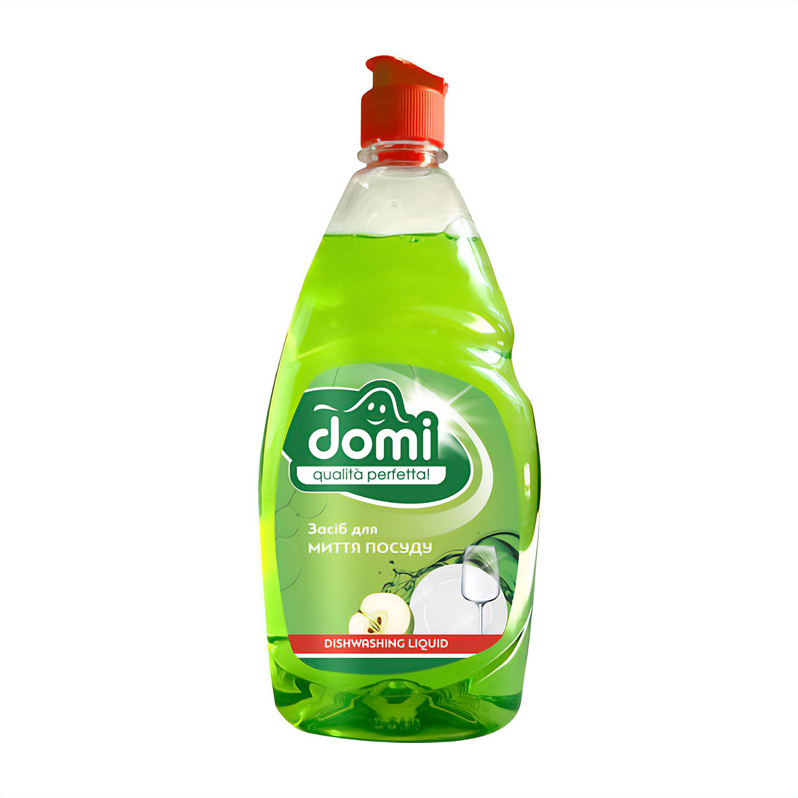 Засіб для миття посуду Domi Яблуко, 900 мл