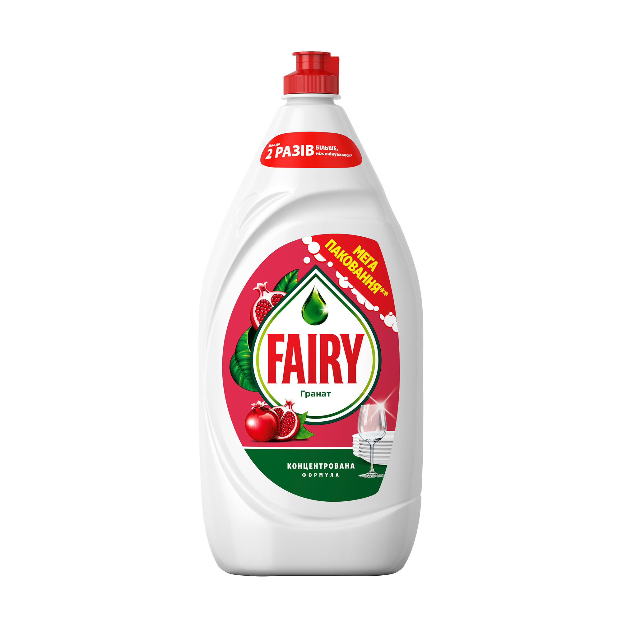 Засіб для миття посуду Fairy Clean &amp; Fresh Гранат, 1.35 л