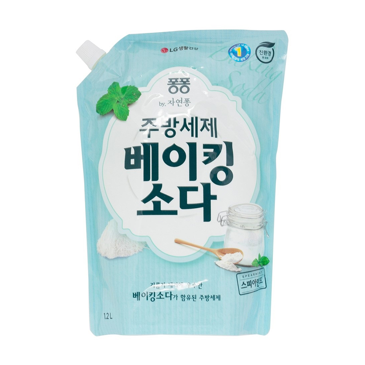 Засіб для миття посуду LG Household &amp; Health Natural Pong Baking Soda, 1.2 л (дойпак)