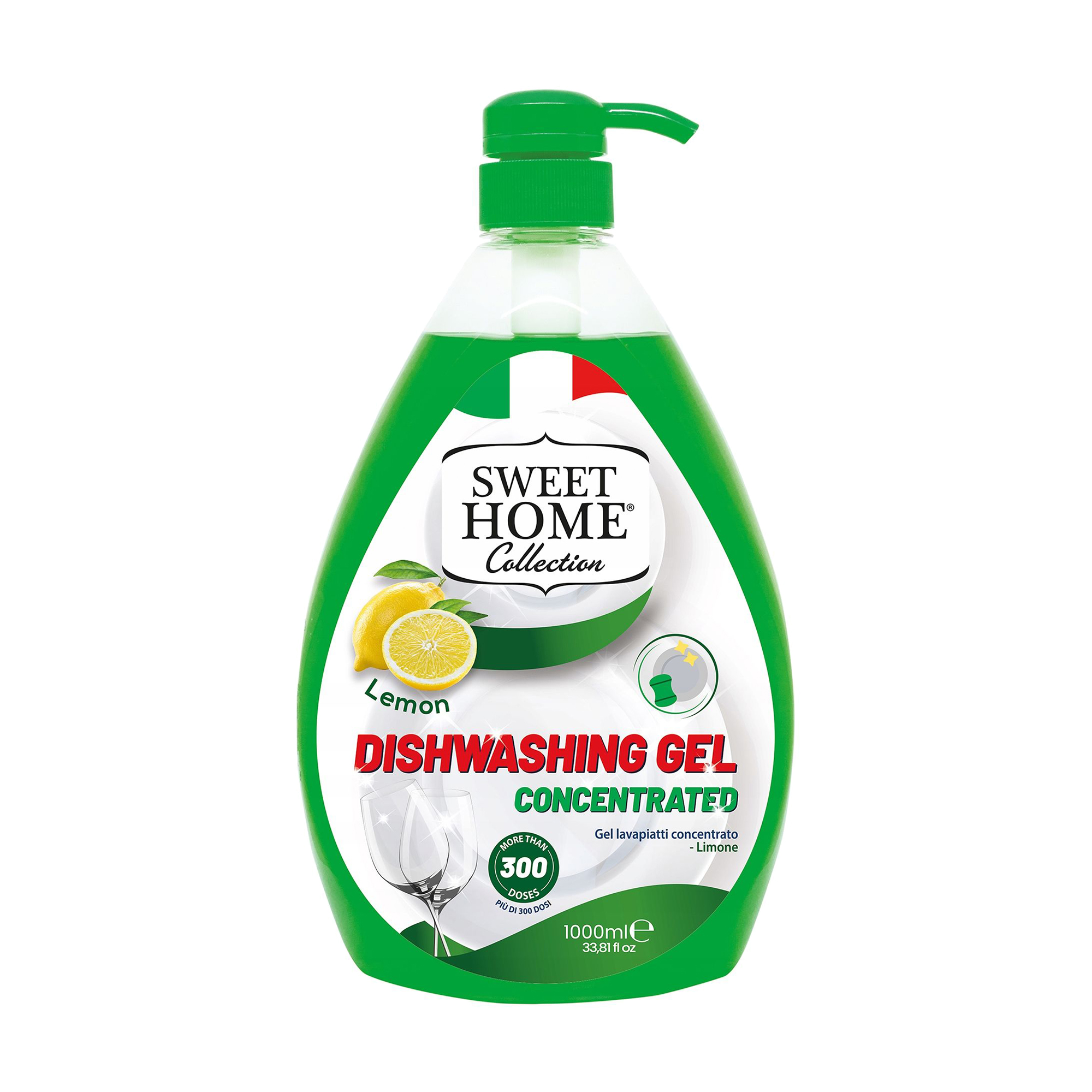 Засіб для миття посуду Sweet Home Lemon, 1 л