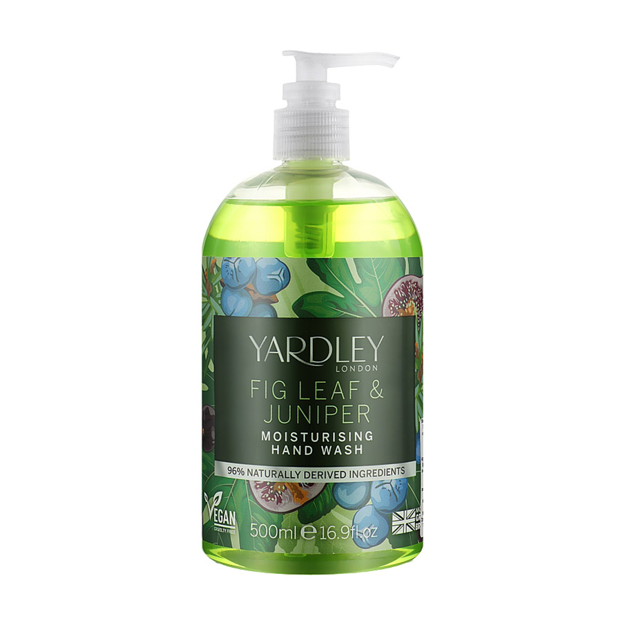 Засіб для миття рук Yardley Fig Leaf &amp; Juniper Moisturising Hand Wash, 500 мл