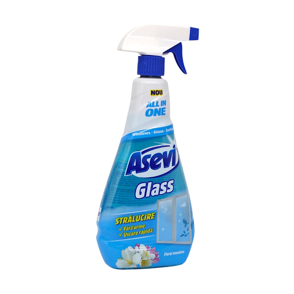 Засіб для миття скла Asevi Glass, Floral Emotion, 750 мл